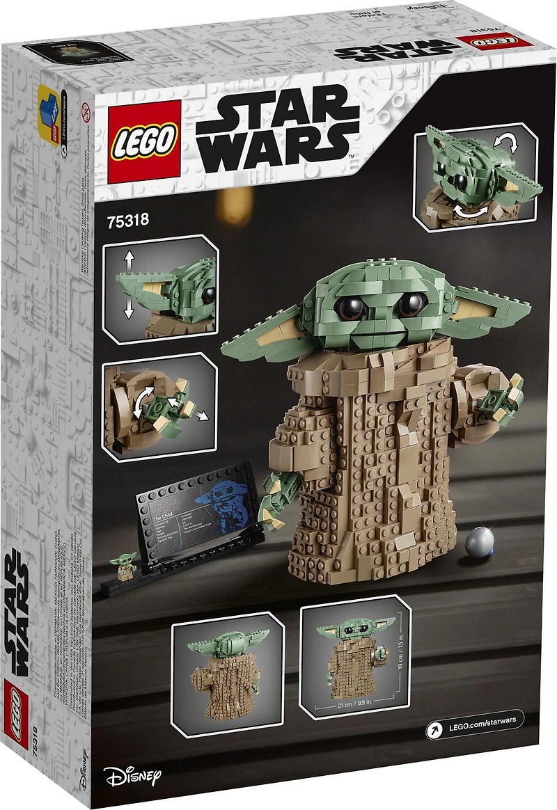 LEGO Star Wars : Le Mandalorien L’Enfant 75318 Ensemble de construction (1 073 pièces)