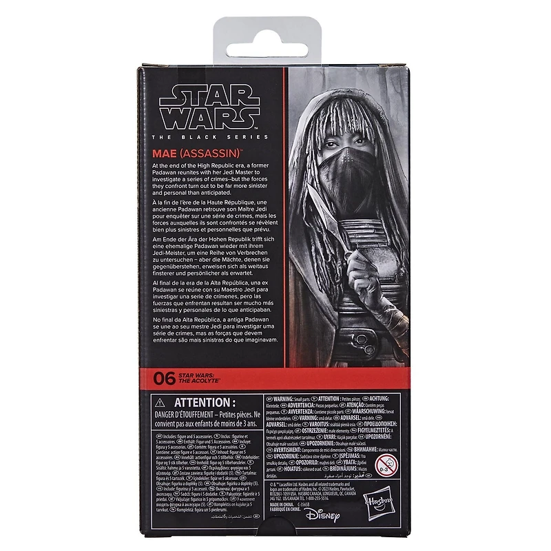 Star Wars The Black Serie, figurine de collection Mae (Assassin) (15 cm)