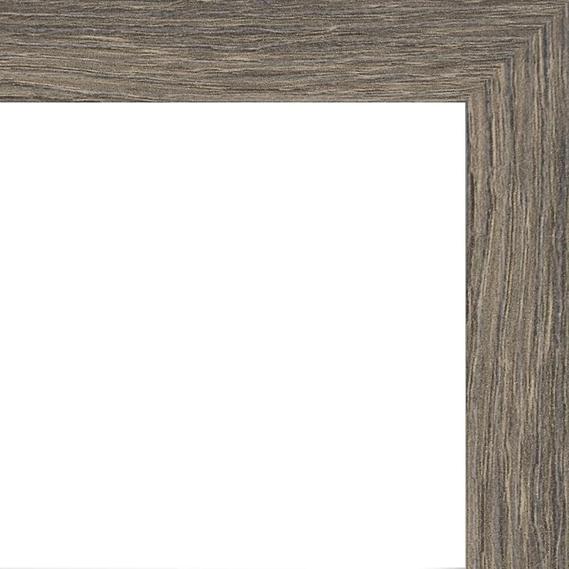 Hometrends miroir Accent Wall Perfection, Bois gris, Décoration murale, 16.50x19.50po
