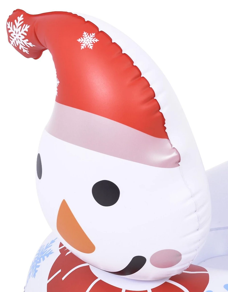 Pathfinder tube à neige gonflable unisexe en forme de bonhomme de neige à  deux personnes pour les âges 3 ans +