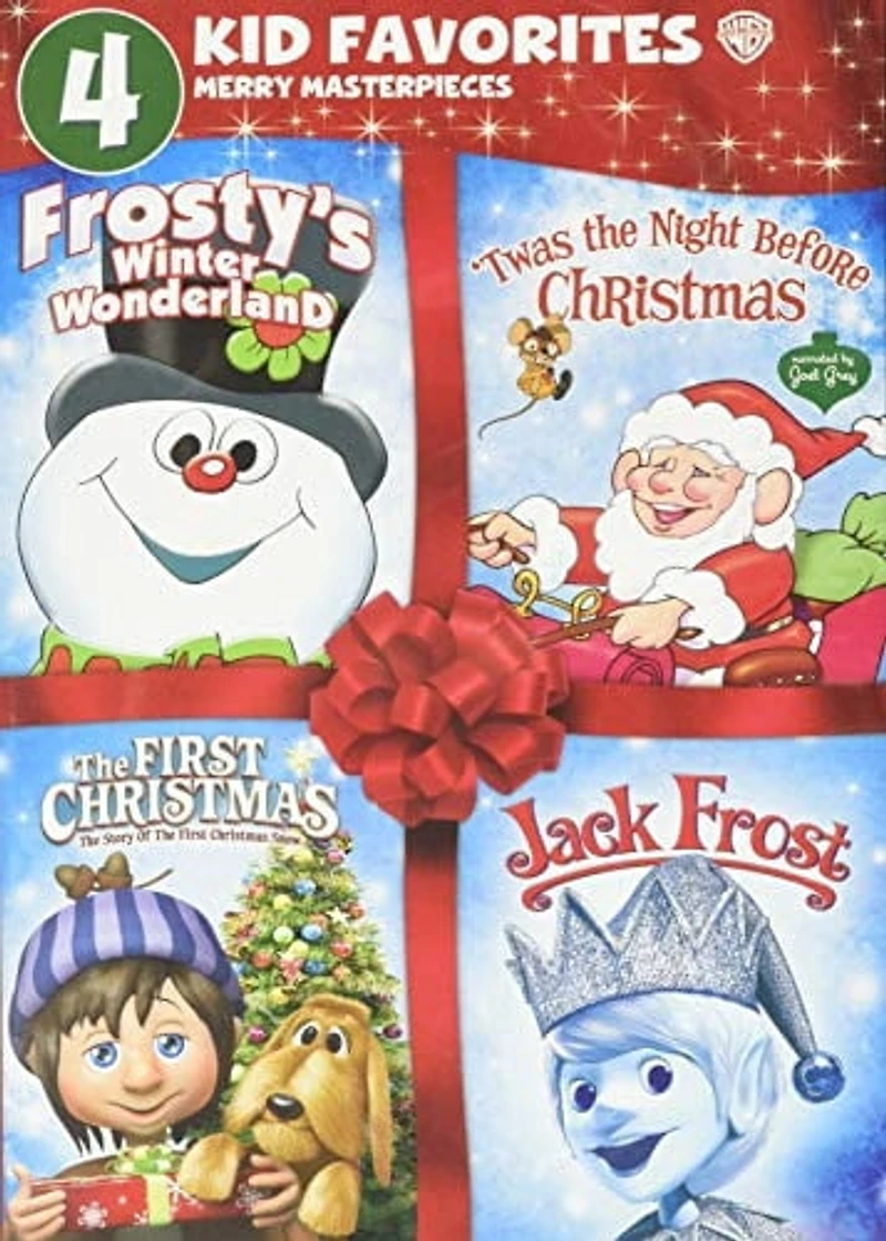 4 Kid Favorites: Merry Masterpieces - Frosty's Winter Wonderland / 'Twas The Night Before Christmas / The First Christmas / Jack Frost