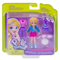 Polly Pocket Soccer Star Polly & Aqua Athlete Shani Sports Packs with 3-inch Doll Plus 7 Outfits & Accessories
