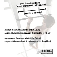 Iron Body Fitness Pull up Bar Door Gym - Total Upper Body Home Workout Trainer