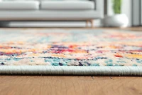 ECARPET Tapis Traditionnel Lotus pour Salon, Chambre, Salle A Manger, Entrée, Couloir et Plus Encore.