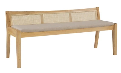 Claudie Cane Bench