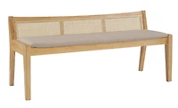 Claudie Cane Bench