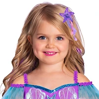 Miss Mermaid Halloween Costume for Toddler, 3T-4T, Purple, by Way to Celebrate