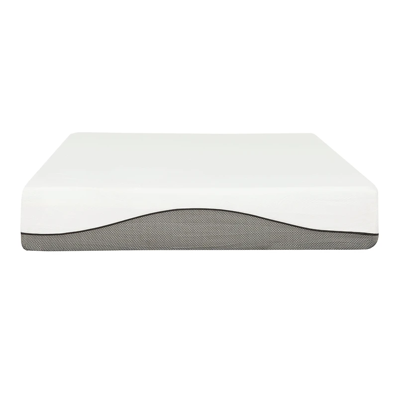 Matelas Primo 10,5 po Simple – Mousse gel au charbon, soutien frais, fermeté moyenne – En boîte, pour toutes les positions de sommeil