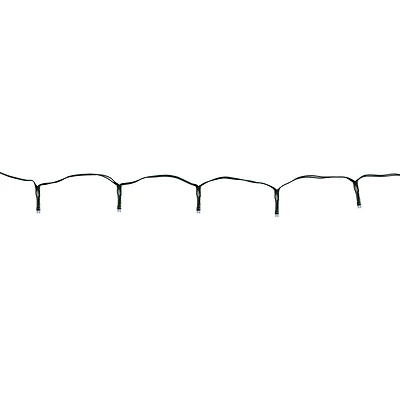 100 5mm battery operated LED Light String, indoor/outdoor, green wire, 8 functions with timer, 100 5mm LED Light String