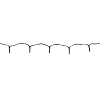 100 5mm battery operated LED Light String, indoor/outdoor, green wire, 8 functions with timer, 100 5mm LED Light String