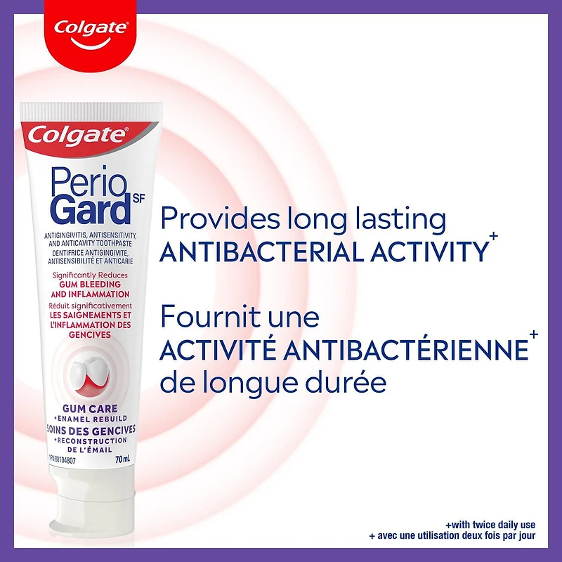 Colgate PerioGard Soins Des Gencives + Reconstruction De L'lémail Colgate PerioGard dentifrice