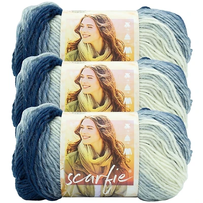 Lion Brand Yarn Scarfie #5 Chunky Wool Blend Yarn 285m/150g