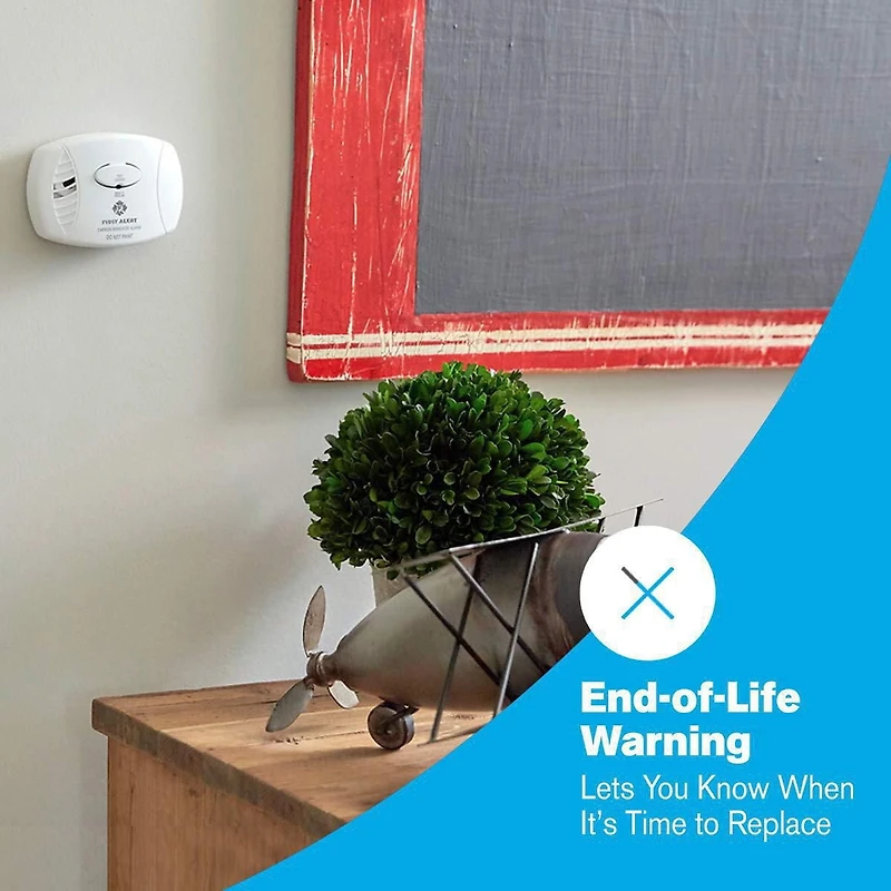 First Alert CO400A Carbon Monoxide Detector, Battery Operated, CO400A