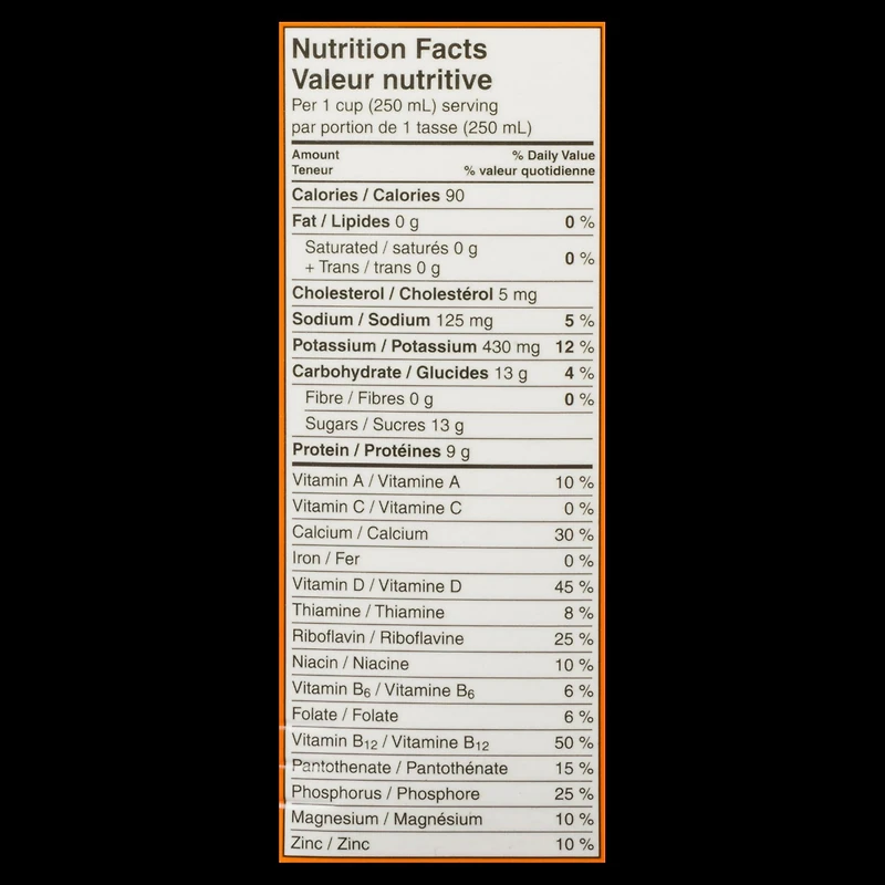 Lactantia sans lactose, Lait écrémé 0 % 2lt