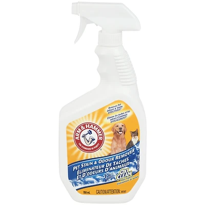 Arm and Hammer Pet Stain & Odour Remover Spray with Oxiclean, For Cats and Dogs, 950ml