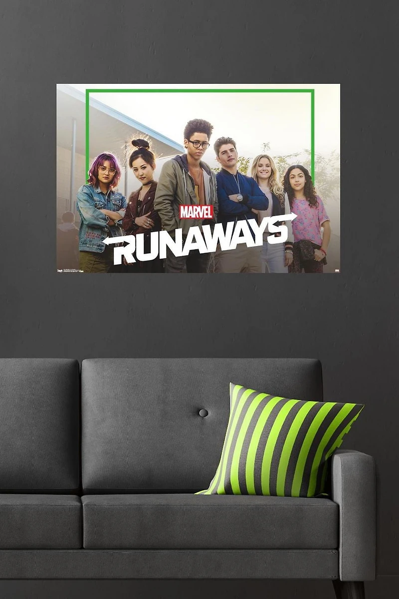 Marvel Comics TV - The Runaways - TV One Sheet Wall Poster, 22.375" x 34"