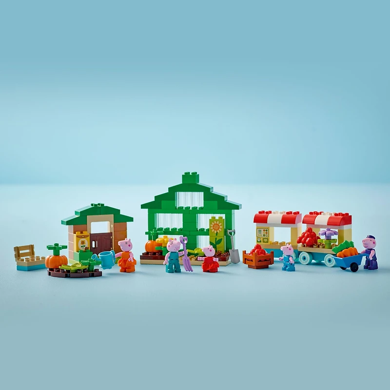 LEGO DUPLO Le Jardin et la Serre de Grand-Père Cochon, Ensemble de Construction 10461