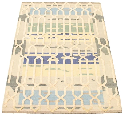 ECARPETGALLERY 5'2" x 7'10" Carved Cambridge Hand Made Area Rug for Living Room, Dining Room and Bedroom in Brown