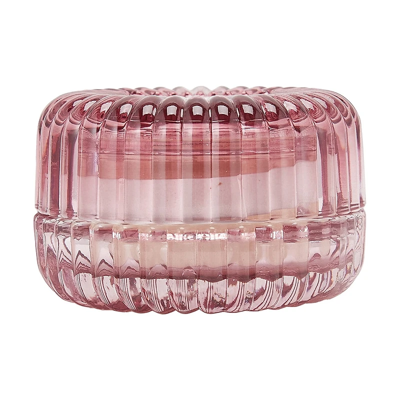 Anko Floral Noir Glass Candle, FRAGRANT CANDLE