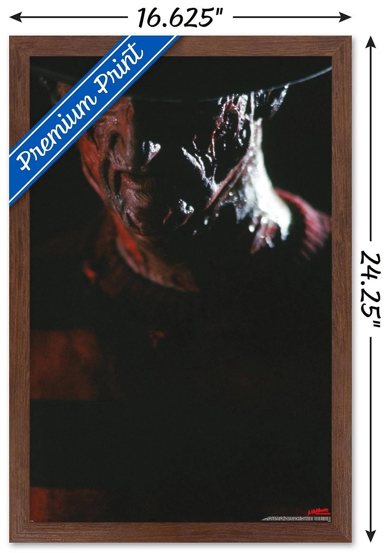 A Nightmare on Elm Street - Freddy Portrait Wall Poster with Magnetic Frame