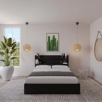 Nexera Hunter Platform Bed with Headboard