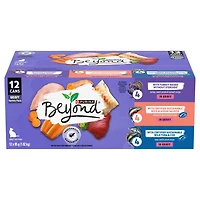 Beyond Emballage Assorti en Sauce Dinde, Saumon, Thon, Morue, Nourriture Humide pour Chats 12 x 85 g