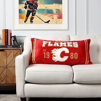 Oreiller de corps des Calgary Flames de la LNH 18po x 36po