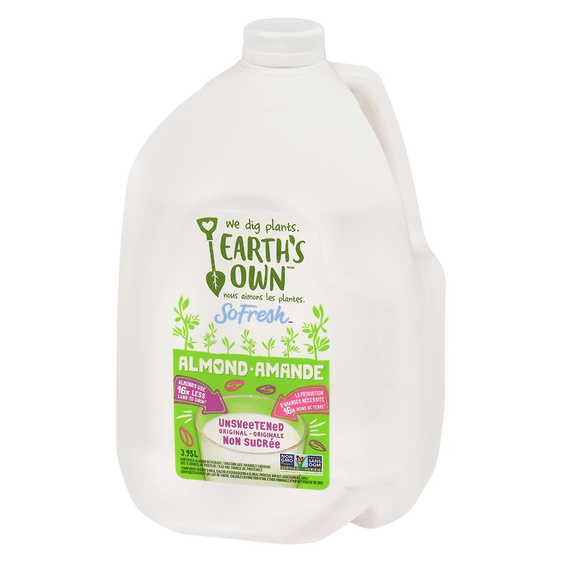 Earth's Own Amande Non-Sucree 3.95L
