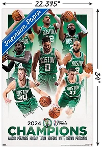 NBA Boston Celtics - 2024 NBA Finals Champions Wall Poster