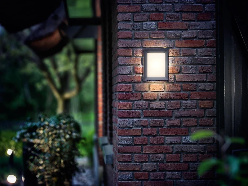 Philips 11" Intergrated LED 50W Outdoor Wall Light, Philips Outdoor LED 50W Wall