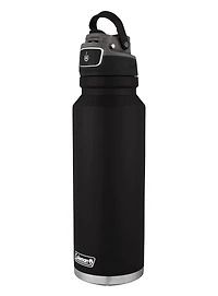 Coleman FreeFlow AUTOSEAL® 1.2L Bouteille D'eau Isolée En Acier Inoxydable, Noir 40oz/1.2L, Sans BPA