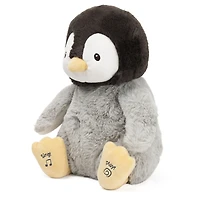 Baby GUND Animated Kissy the Penguin Plush, Singing Stuffed Animal Baby Toy for Ages 0 and Up, Black/White/Grey, 12"