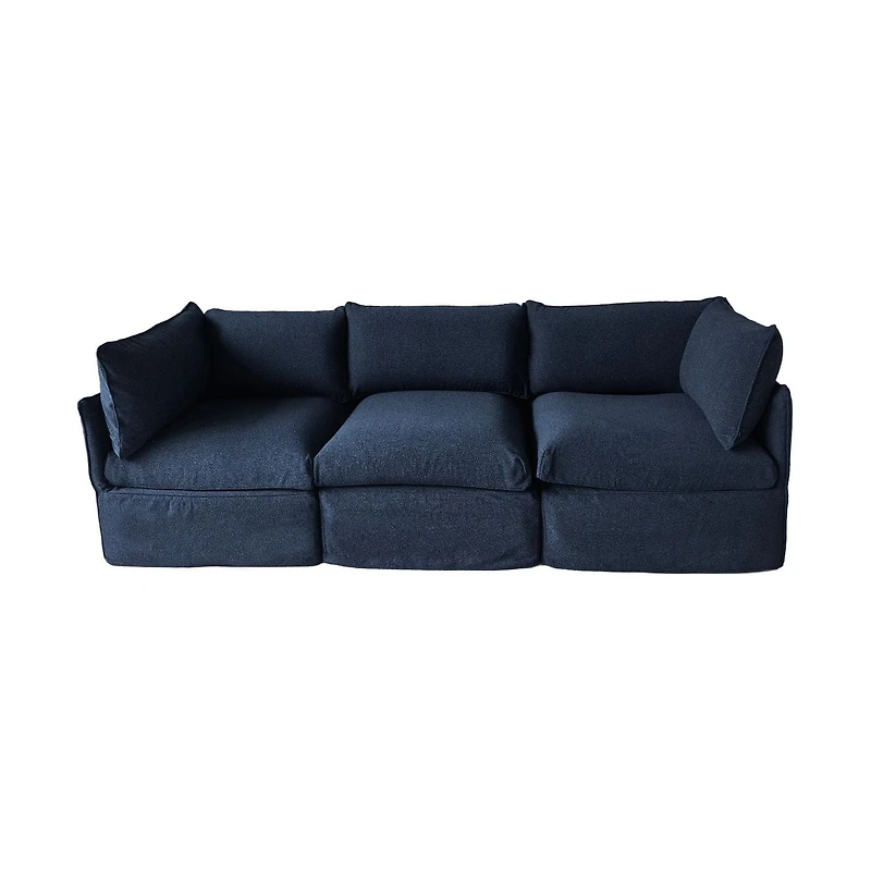 Ensemble de patio modulaire 3 places Patioflare Flexiform, bleu
