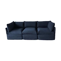 Ensemble de patio modulaire 3 places Patioflare Flexiform, bleu