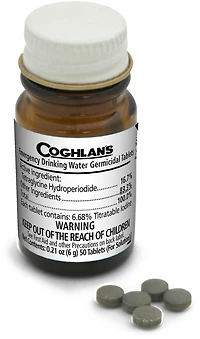 Coghlan's Emergency Drinking Water Tablets, Disinfect Water
