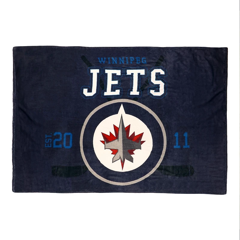 NHL Winnipeg Jets Jumbo Blanket, 62" x 90"