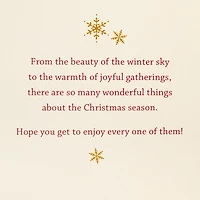 Carte musicale en relief de Noël avec lumières, Thomas Kinkade, Hallmark (Chapelle de Noël, joue « O Holy Night »)