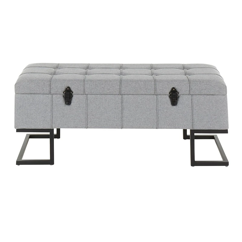 Midas Contemporary Storage Bench by LumiSource