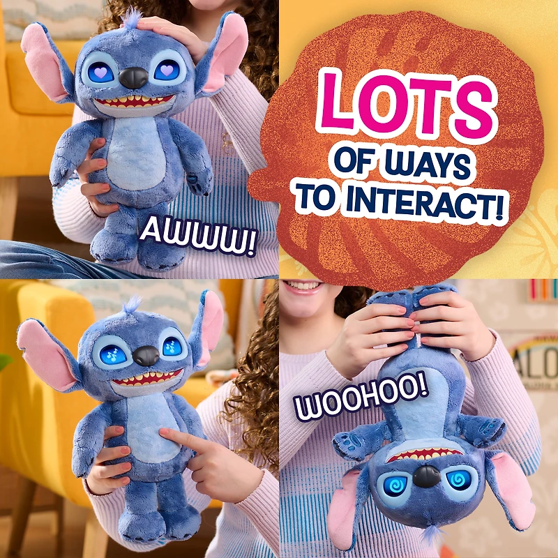 Peluche Stitch interactive de Disney DISNEY PELUCHE STITCH