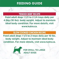 Nutro Natural Choice Adult Wet Dog Food Grain Free Slow Cooked Chicken Paté & Tender Beef Recipe 100g