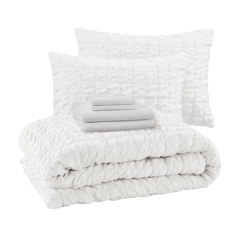 Mainstays Bed in a Bag Comforter Set with Sheets