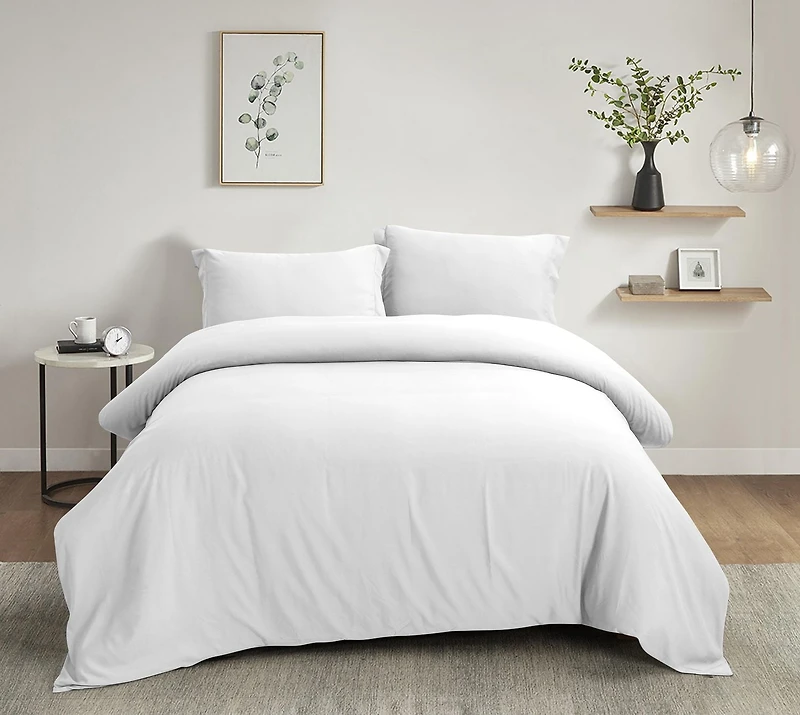 Ultra Soft Solid Duvet Cover Set