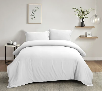 Ultra Soft Solid Duvet Cover Set