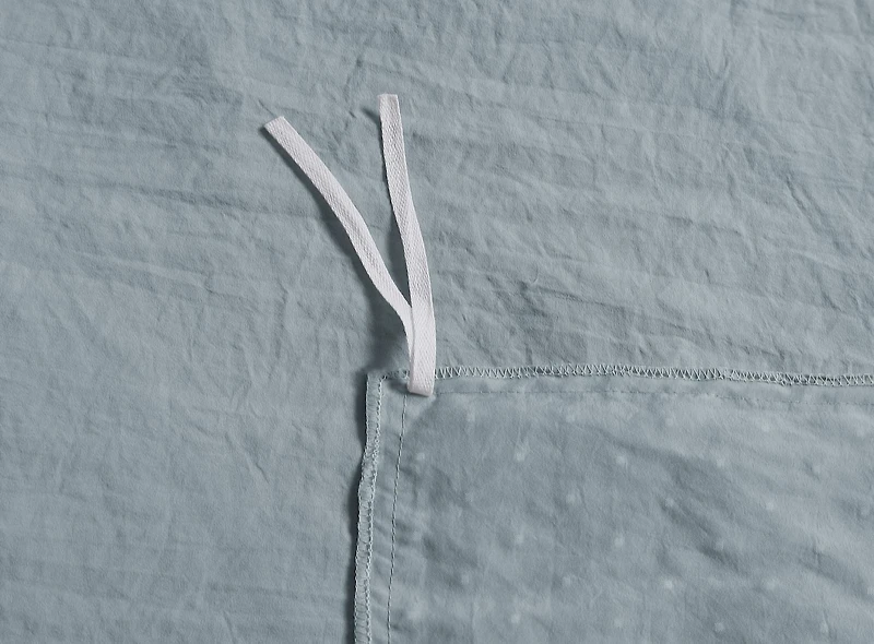 Ensemble de housse de couette prélavée Dot Clip