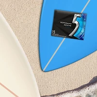 5 GUM, Peppermint-Cobalt Flavoured Sugar Free Chewing Gum, 15 Sticks, 3Packs, 3 Pack, 15Sticks