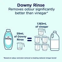 Éliminateur d’odeurs purifiant pour lessive et assouplissant textile Downy, sûr pour tous les tissus, compatible avec les laveuses HE, Fraîcheur cotonnière 70 Charges, 1,41 L