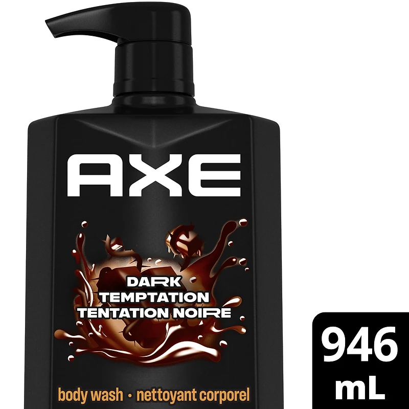 Gel Douche Hydratant AXE Dark Temptation Fraîcheur garantie toute la journée 946ml