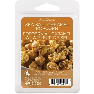 ScentSationals Scented Wax Cubes - Sea Salt Caramel Popcorn, 2.5 oz (70.9 g)