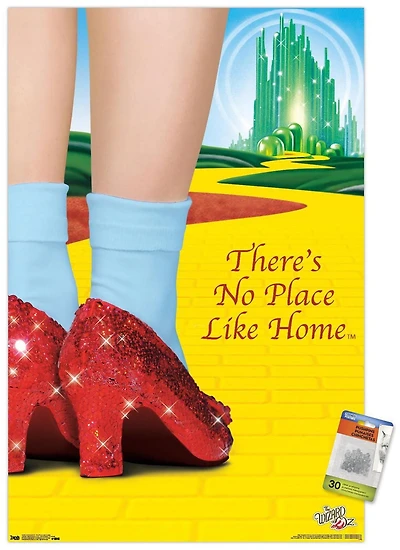 The Wizard Of Oz - No Place Like Home Wall Poster, 22.375" x 34"