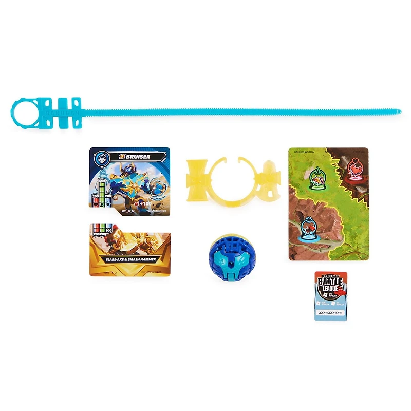 Bakugan, Special Attack Bruiser, Spinning Collectible, Customizable Action Figure and Trading Cards, Kids Toys for Boys and Girls 6 and up